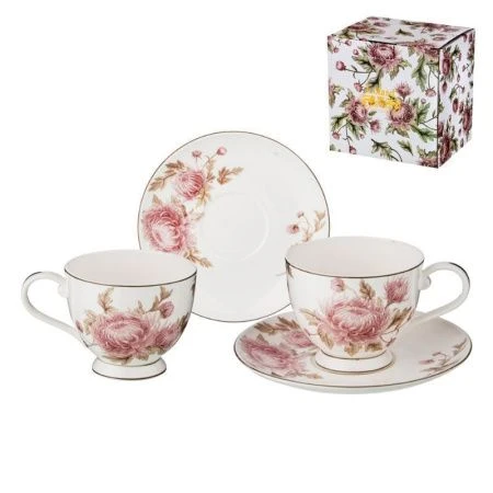 Чайный набор 4пр фарфор АСТРА на 2 персоны 250мл (16)