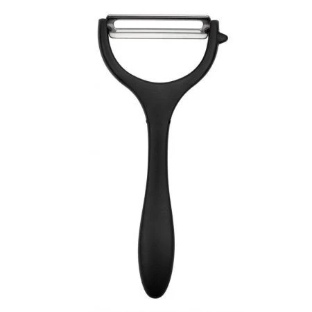 Овощечистка металл 17см черная E3105B/JC-17396 (72)