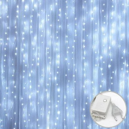 Гирлянда светодиодная Дождь 2,5*1,5м 144LED холодный белый GT616 (100)