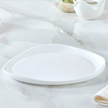 Тарелка мелкая 17см стеклокерамика ВАЙТ десертная RLP70X (48)