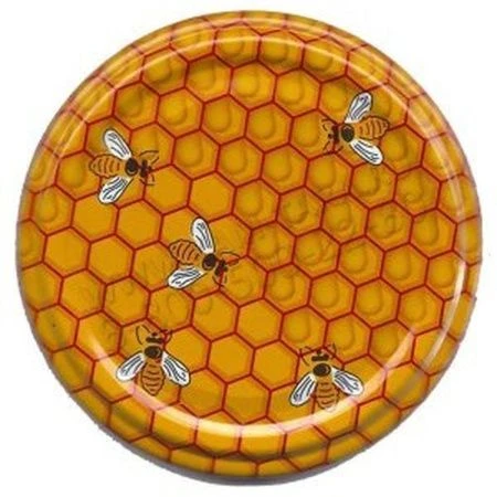 Крышка для банки ТВИСТ-ОФФ 82мм ПЧЕЛКА литография (750)