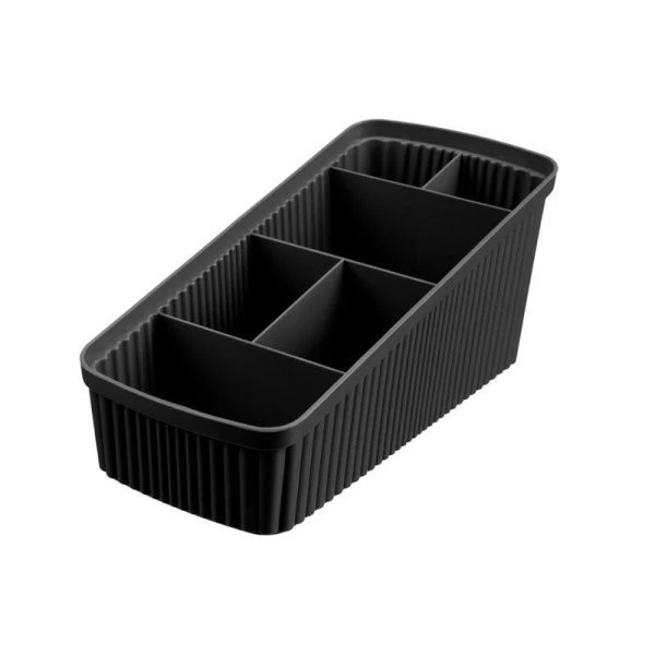 Органайзер универсальный 240*117*106мм пластик VELVET черный (12)