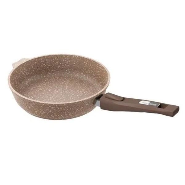 Сковорода 26см алюминий АП ГРАНИТ BROWN съемная ручка (10)