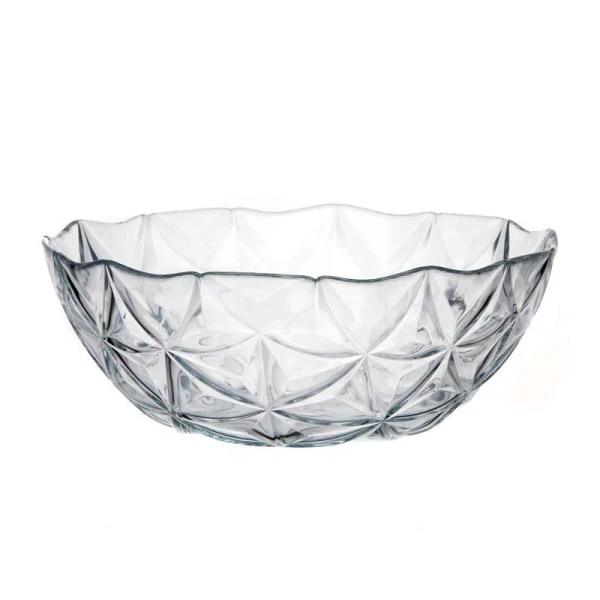 Салатник 2,5л 240мм стекло ЭСТРЕЛЛА б/уп (6)