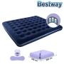 Матрас надувной двухместный флок ПВХ King 203*183*22cм, до 300кг 67004 (2)