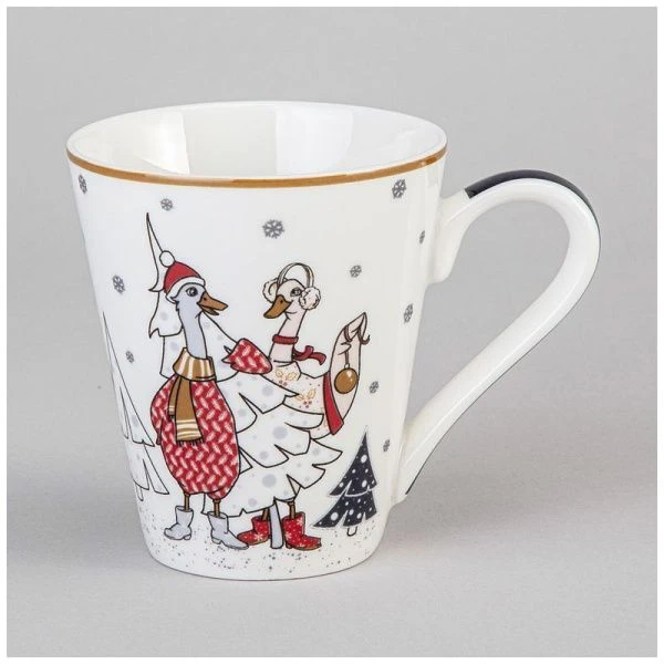 Кружка 270мл фарфор FAMILY CHRISTMAS (48)