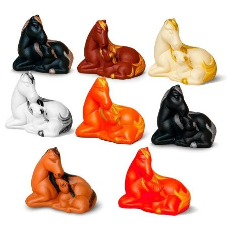 Копилка Лошадь с жеребенком 25*16*20см гипс