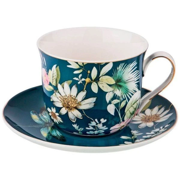 Чайный набор 2пр фарфор ЛЕТНИЙ ВЕЧЕР на 1 персону 400мл (6)