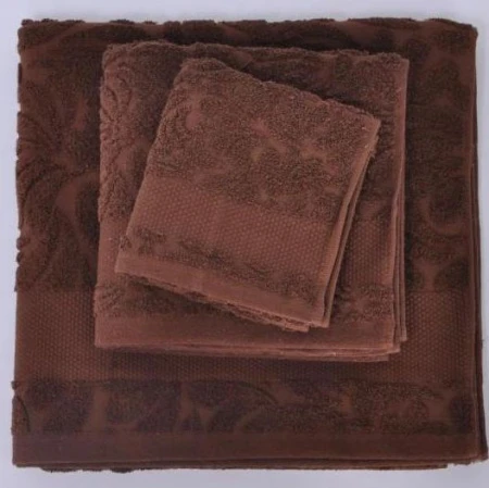 яяяПолотенце 30*50 коричневое JT3617-Bison