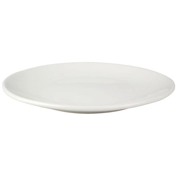 Тарелка мелкая 27см фарфор БЕЛЫЙ ЭЛЕГАНС 55 JC-8191 (7/42)