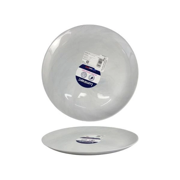 Тарелка мелкая 25см стеклокерамика ДИВАЛИ МАРБЛ ГРАНИТ обеденная P9908/Q8840 (24)