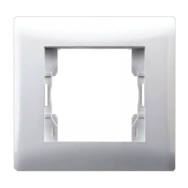 Рамка 1-местная пластик Volsten белая V01-11-A11-M Magenta (30)