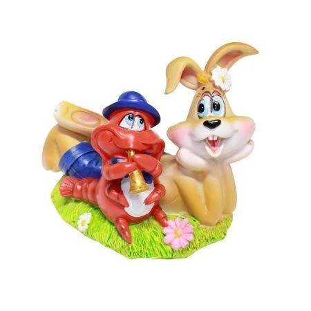 Копилка Кролик / Заяц Рак полистоун 12см MY83424-3/36 83424-3/6