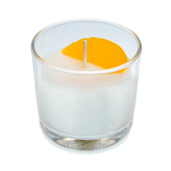 Свеча ароматизированная в стакане 60гр Aromantique Фруктовое суфле AM40603 (12)