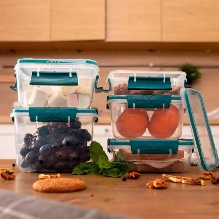 Контейнер пищевой 1,7л пластик Butterfly BRIGHT герметичный хвоя 156*156*111мм (8)