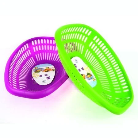 Сухарница овальная пластик 10*34*26 JC-4809/3015 (4цв.) (90)