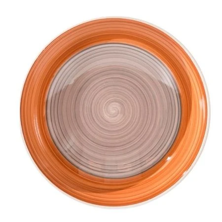 Тарелка глубокая 590мл 18см керамика Аэрография КЭМЭЛ (6/36)