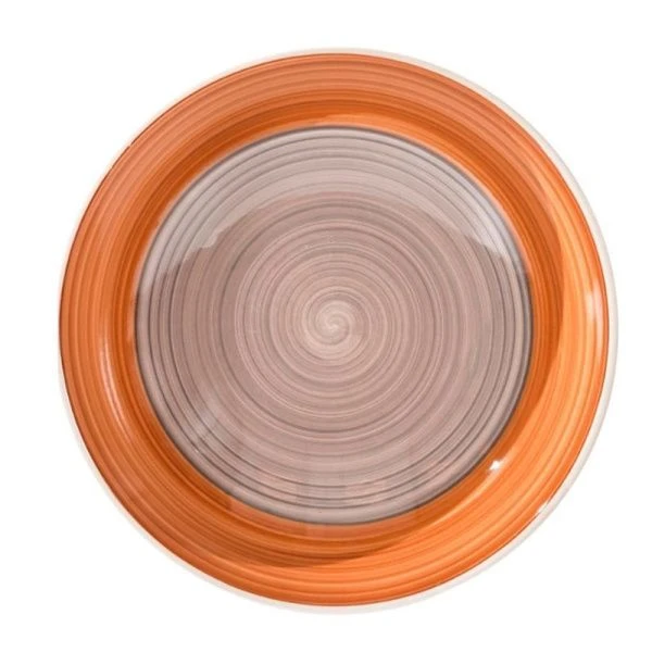 Тарелка глубокая 590мл 18см керамика Аэрография КЭМЭЛ (6/36)