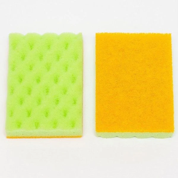 Губка для посуды 2шт. поролон ЁЖИКИ (30)