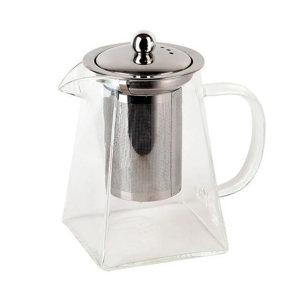 Чайник заварочный 550мл стекло Pyramid с мет.фильтром инд.уп. (48)