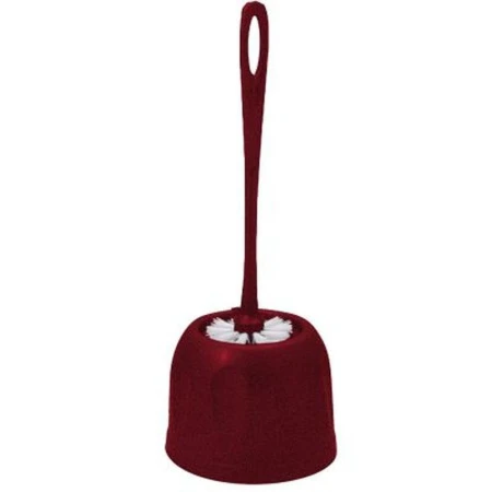 Ершик туалетный 16,5*16,5*37см пластик/нейлон Rock'n'Roll бордо (30)