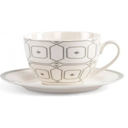 Чайный набор 2пр фарфор ALEKSANDRIA на 1 персону 220мл TDS685 (12)