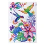 Набор для вышивания бисером текстиль Колибри (цветная ткань-основа, бисер, леска, игла) 25*35см (1)