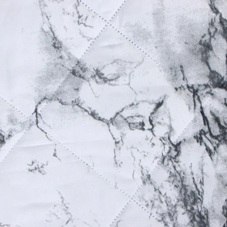 Покрывало евро 200*210±5 микрофайбер 100% п/э LoveLife White marble