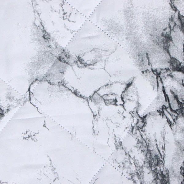 Покрывало евро 200*210±5 микрофайбер 100% п/э LoveLife White marble