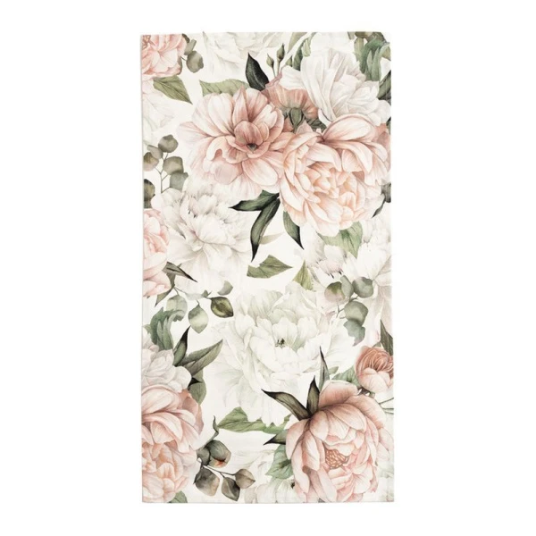 Полотенце кухонное 40*73см саржа ПИОНЫ