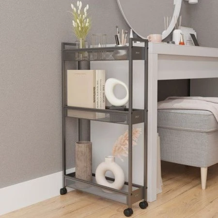 Этажерка 44,6*13*79,2см металл ВИШЕРА 13 графит