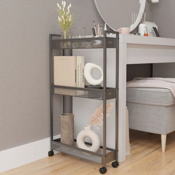 Этажерка 44,6*13*79,2см металл ВИШЕРА 13 графит