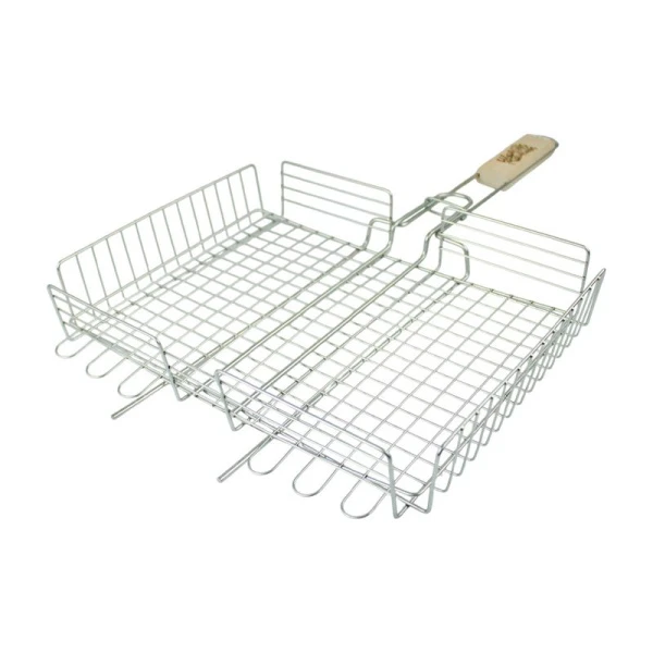 Решетка для барбекю 620*340*260*50мм нерж.сталь глубокая 2К-РБ017/S033 (12)