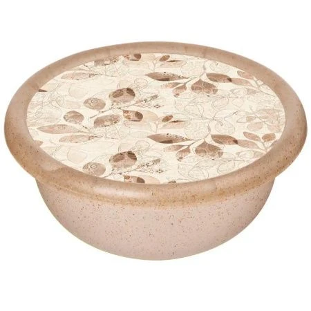 Миска 3,2л пластик Palermo с крышкой бесцветный флэк (24) 221161101/02