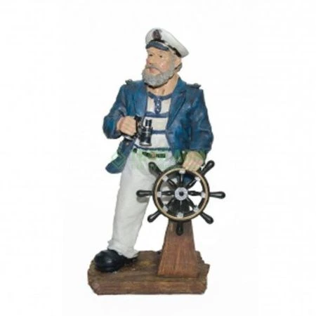 яяяСтатуэтка Капитан c штурвалом 50см (F494) MY20894X/2