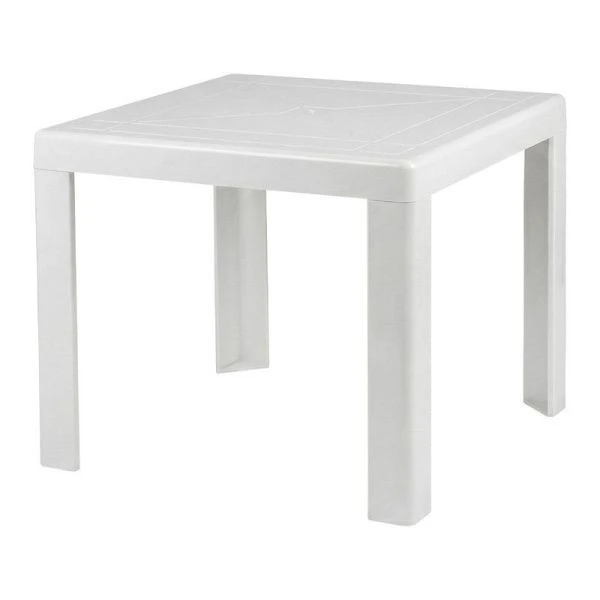 Столик для шезлонга 420*420*350мм пластик Decorona DeVeranda белый рассвет (8)