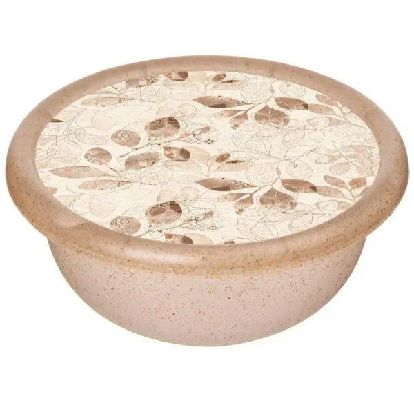 Миска 3,2л пластик Palermo с крышкой бесцветный флэк (24) 221161101/02