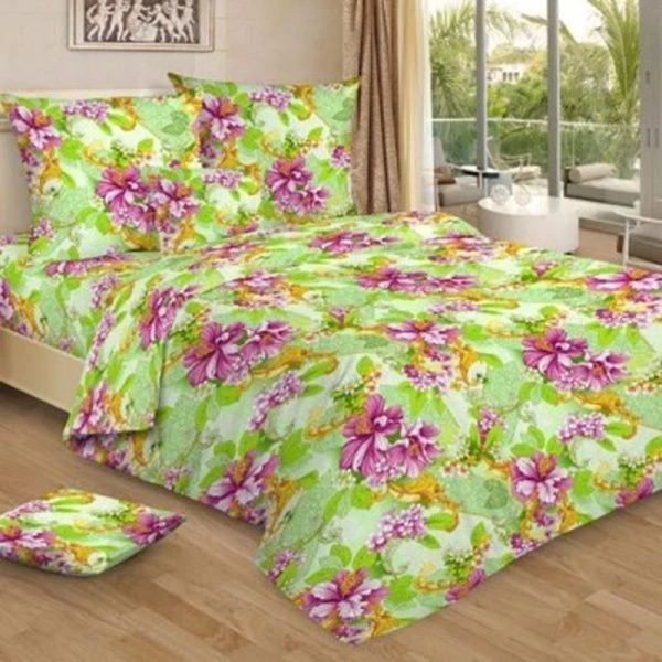 КПБ 1,5сп бязь Люкс Butterfly рис.3806/1