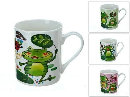 Кружка 230мл фарфор ЛЯГУШАТА (48) Кружка 230мл фарфор ЛЯГУШАТА (48)