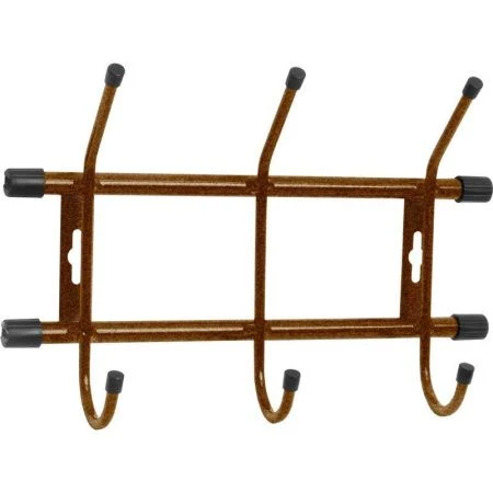 яяяВешалка 3 крючка настенная ВН3 284*188мм золотая (5)