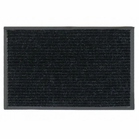 Коврик придверный 80*120см полиэстер/ПВХ Light влаговпитывающий черный (5)