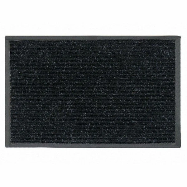 Коврик придверный 80*120см полиэстер/ПВХ Light влаговпитывающий черный (5)