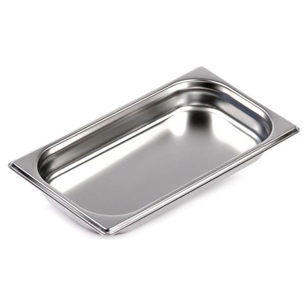 Гастроемкость 0,8мм 327*176*40мм нерж.сталь 1/3*1,5'' без крышки 813-40 (6/18)