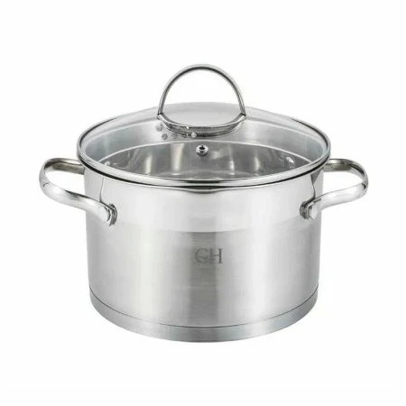 Кастрюля 3,9л нерж.сталь APOLO со стекл.крышкой 20см h12,5см GH-1834 (4)