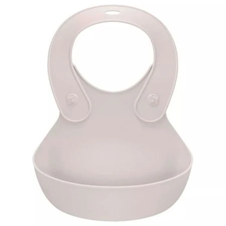 Нагрудник детский 280*216*50мм пластик светло-бежевый (15)