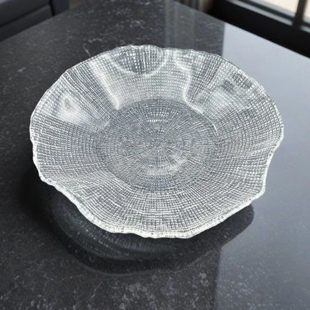 Салатник 20,5*3,5см стекло IVV Diamante (12)