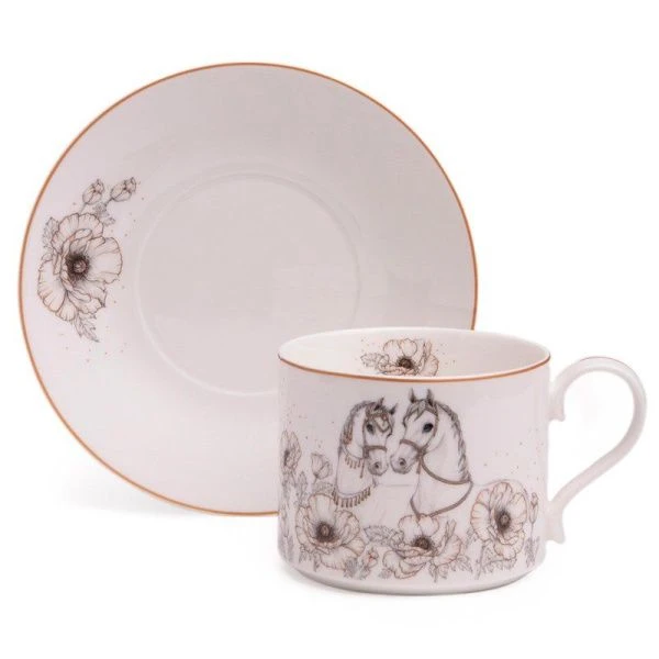 Чайный набор 2пр фарфор Top Style на 1 персону 300мл (36)