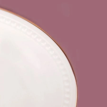 Блюдо 31*20,5*2,7см фарфор Prime с золотой отводкой (4/24)