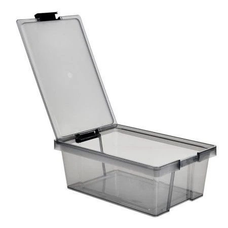 Контейнер для хранения 14л пластик ХЕНДИ черный прозрачный (16)