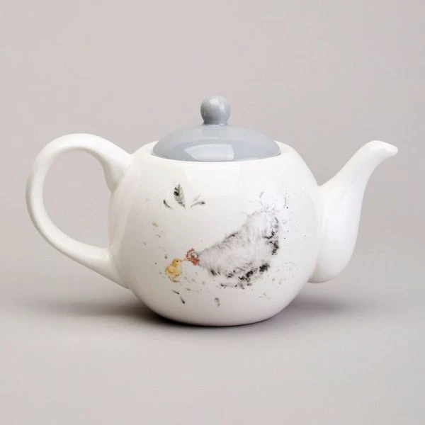 Чайник заварочный 900мл 22,5*13,5*14см керамика FUNNY HENS (12)